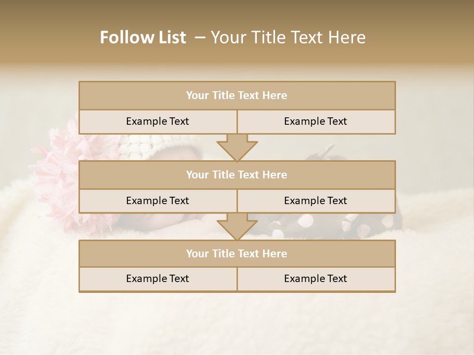 Studio Shot Caucasian Selective Focus PowerPoint Template