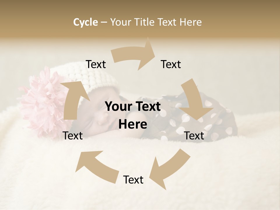 Studio Shot Caucasian Selective Focus PowerPoint Template