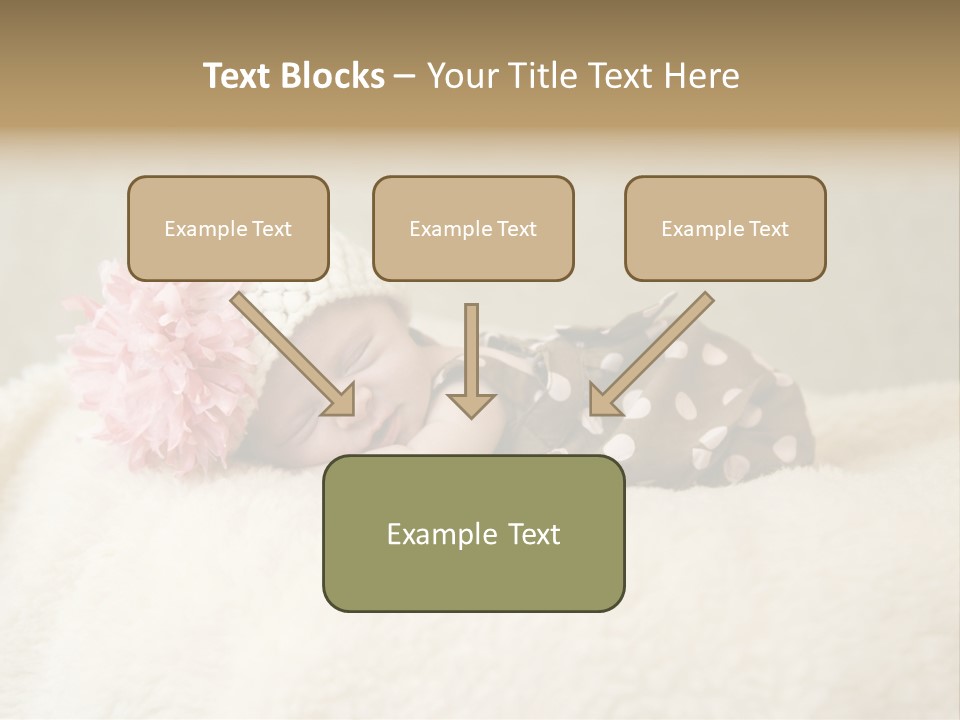 Studio Shot Caucasian Selective Focus PowerPoint Template