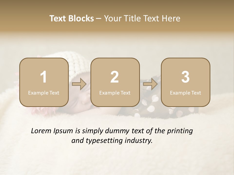 Studio Shot Caucasian Selective Focus PowerPoint Template