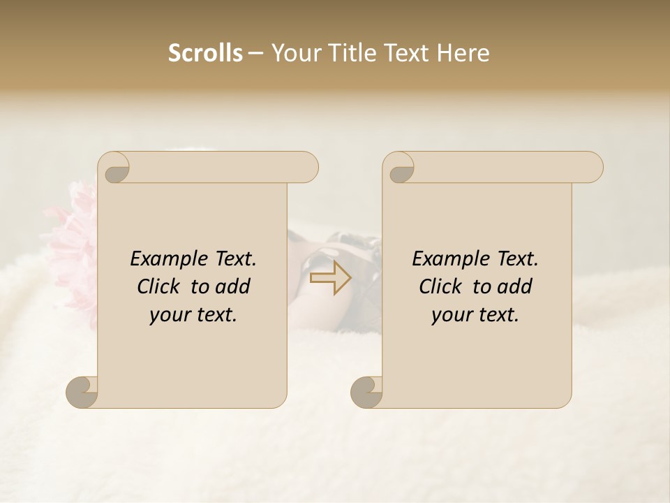Studio Shot Caucasian Selective Focus PowerPoint Template