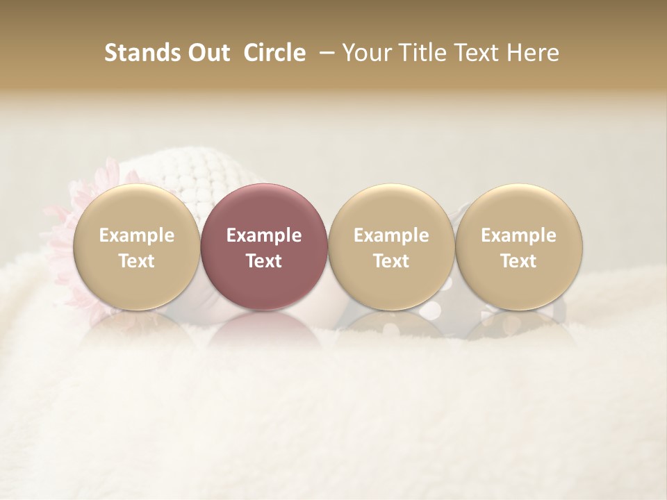 Studio Shot Caucasian Selective Focus PowerPoint Template