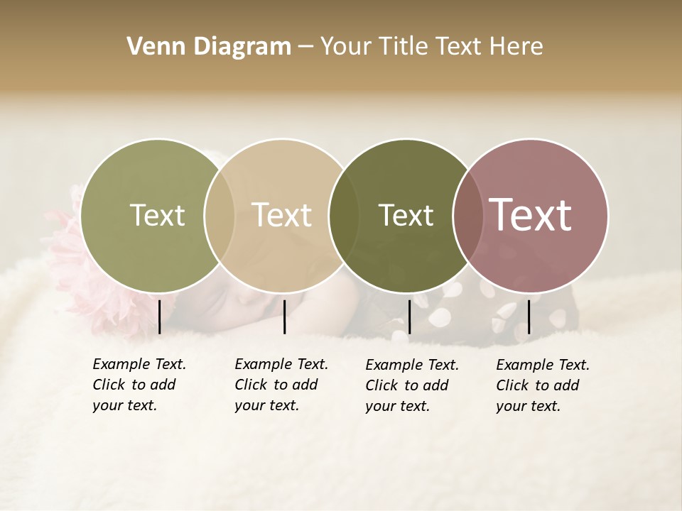 Studio Shot Caucasian Selective Focus PowerPoint Template