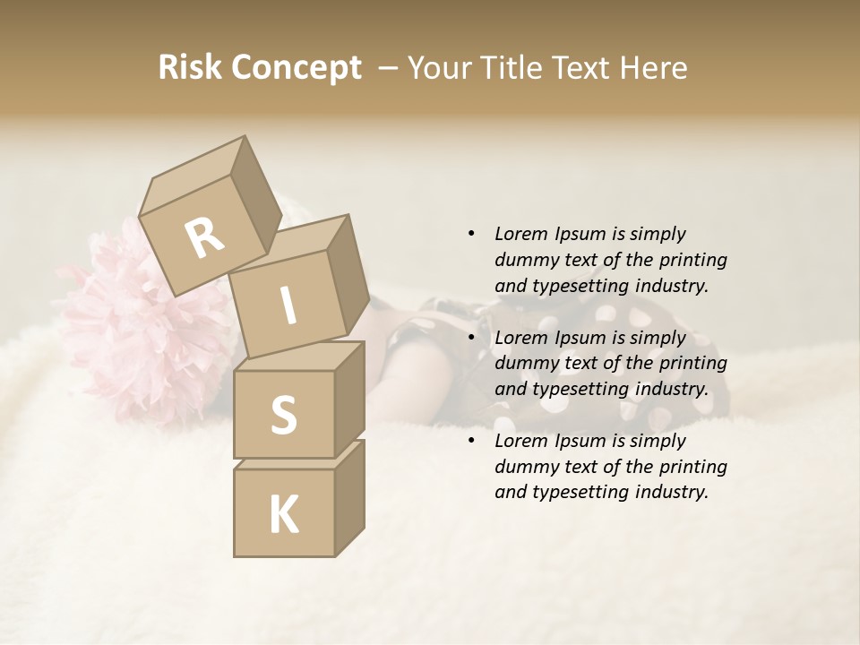 Studio Shot Caucasian Selective Focus PowerPoint Template