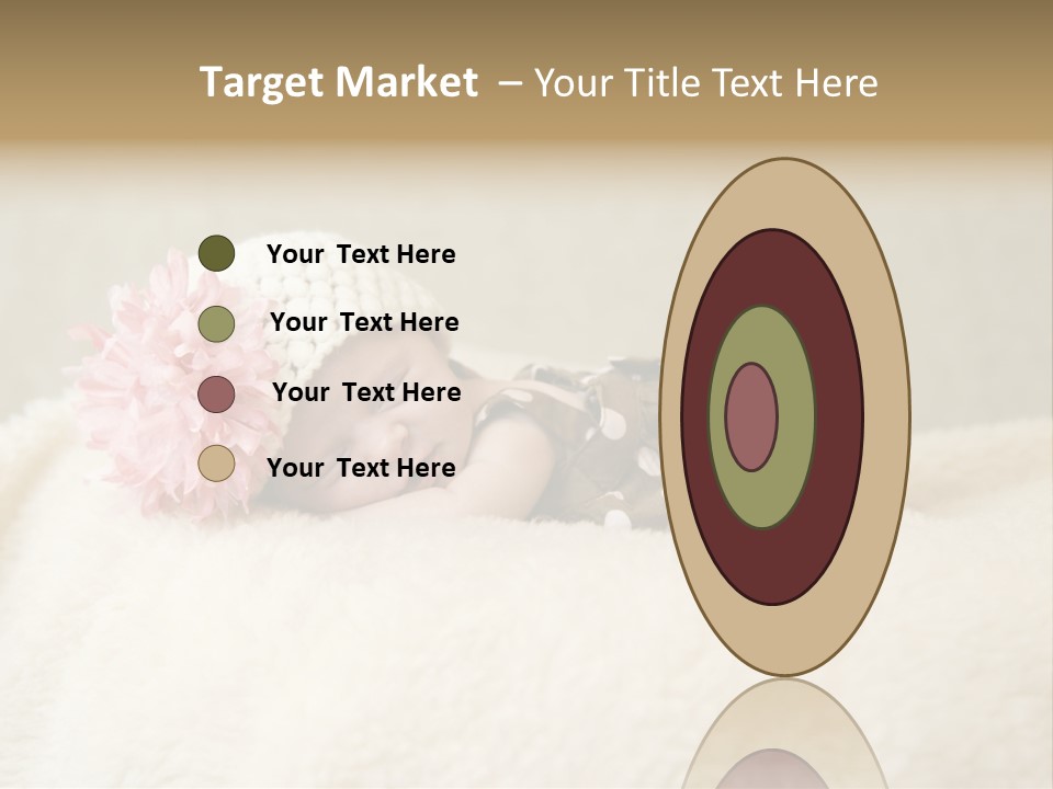 Studio Shot Caucasian Selective Focus PowerPoint Template