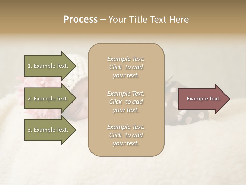 Studio Shot Caucasian Selective Focus PowerPoint Template