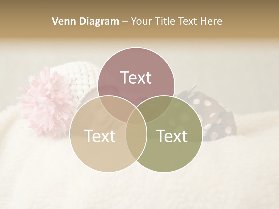 Studio Shot Caucasian Selective Focus PowerPoint Template