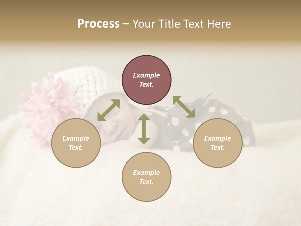 Studio Shot Caucasian Selective Focus PowerPoint Template