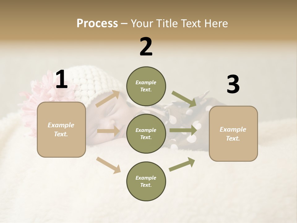 Studio Shot Caucasian Selective Focus PowerPoint Template