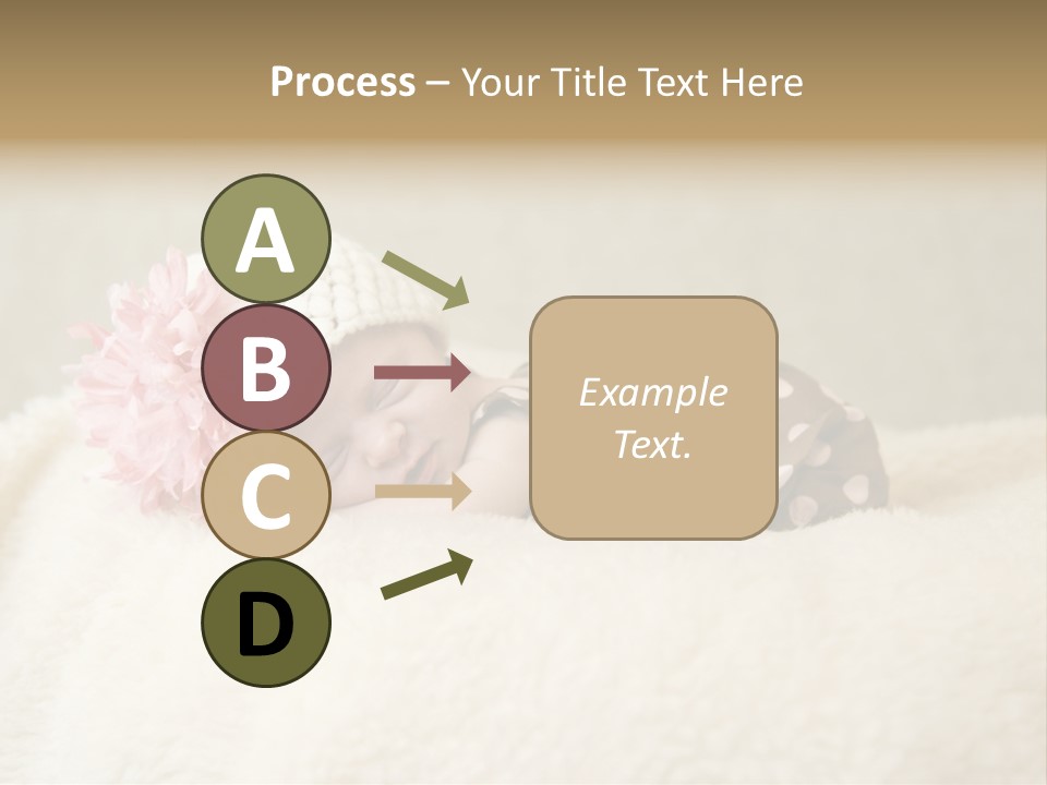 Studio Shot Caucasian Selective Focus PowerPoint Template