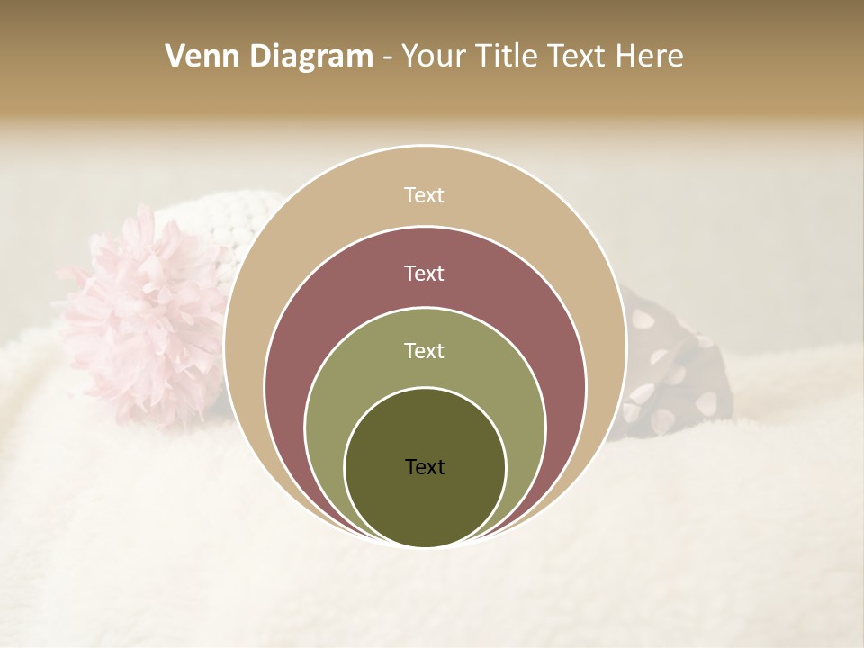 Studio Shot Caucasian Selective Focus PowerPoint Template