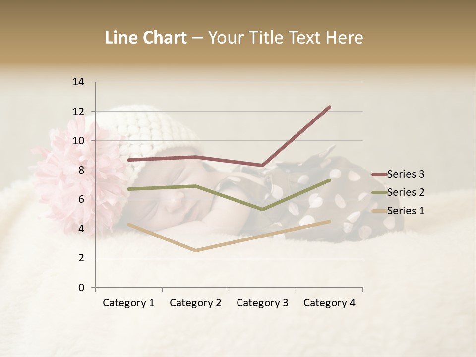Studio Shot Caucasian Selective Focus PowerPoint Template