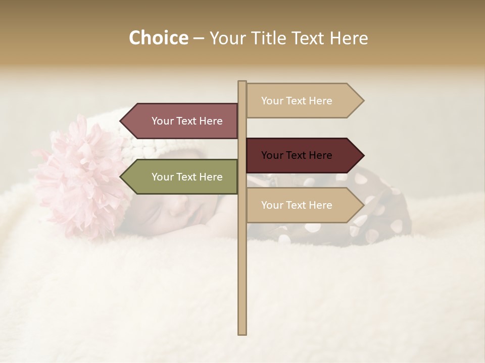 Studio Shot Caucasian Selective Focus PowerPoint Template