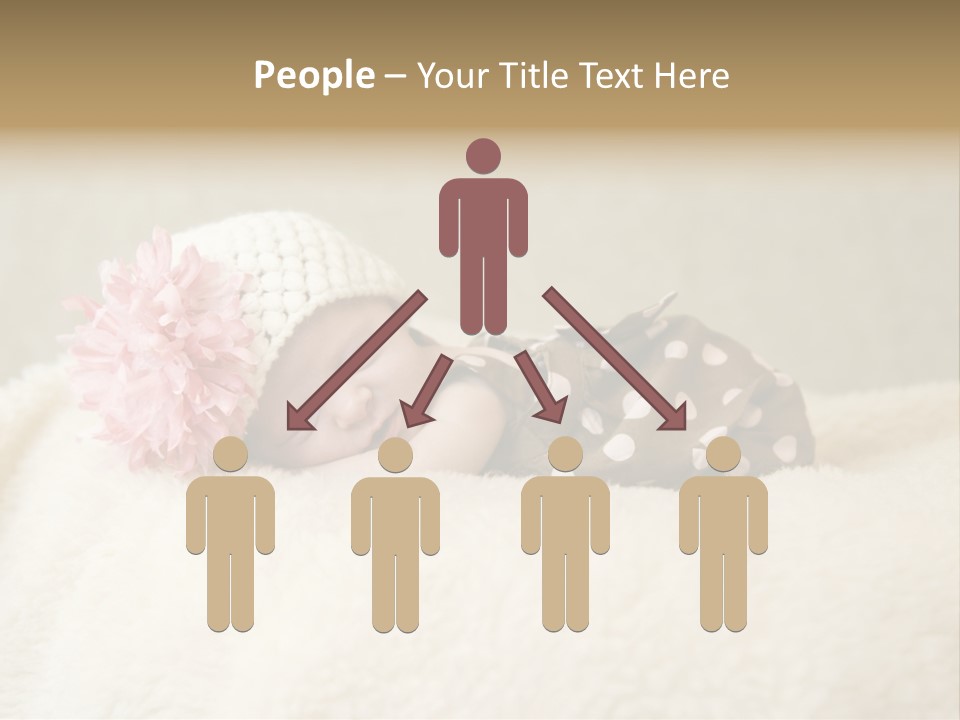 Studio Shot Caucasian Selective Focus PowerPoint Template