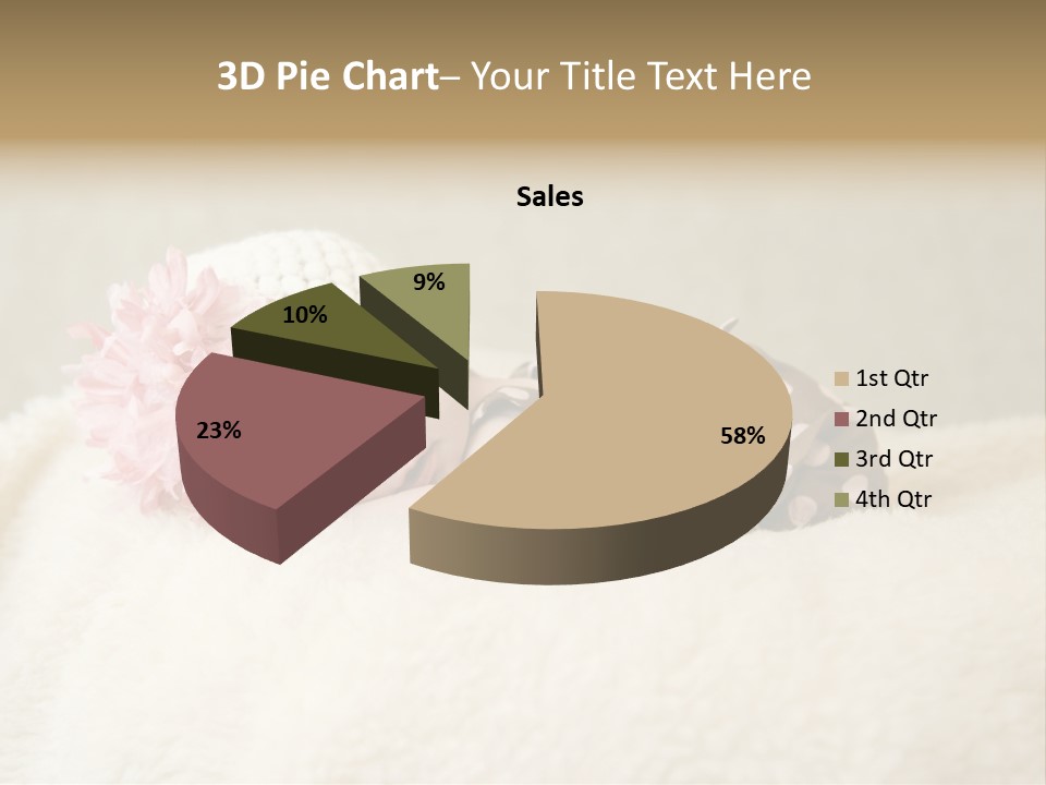 Studio Shot Caucasian Selective Focus PowerPoint Template
