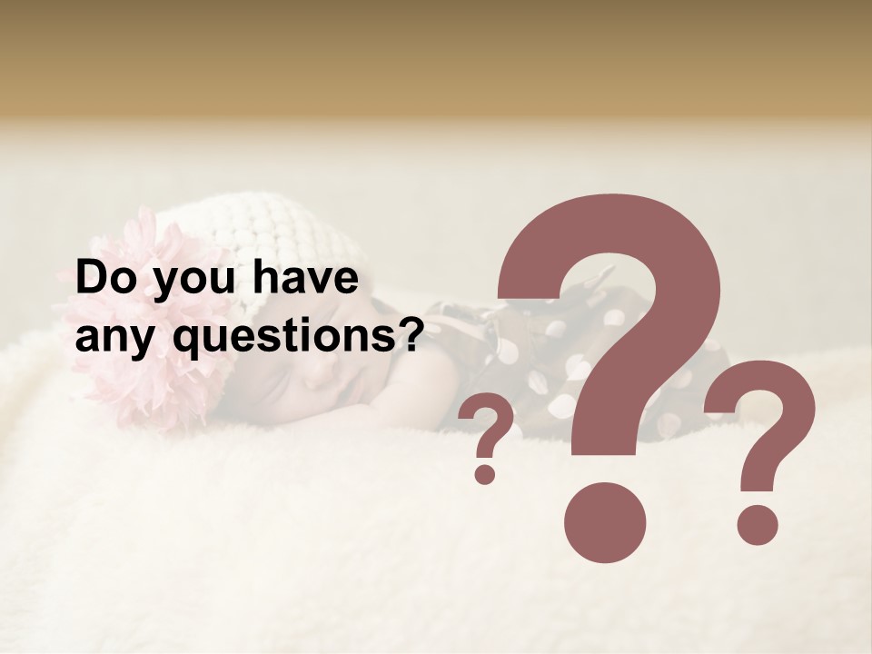 Studio Shot Caucasian Selective Focus PowerPoint Template