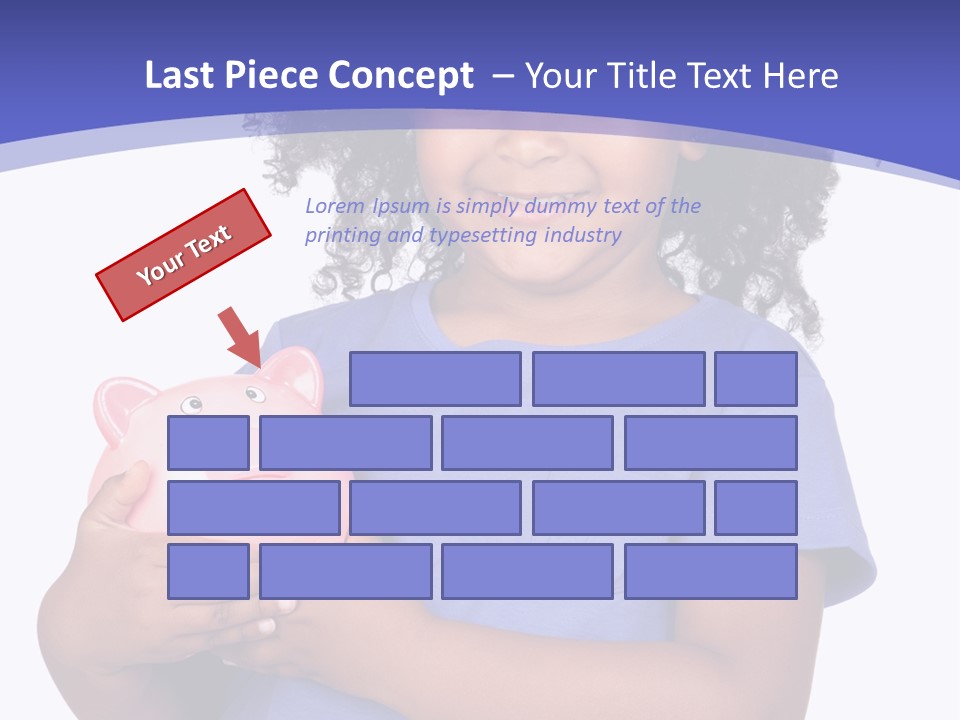 Single Money Female PowerPoint Template