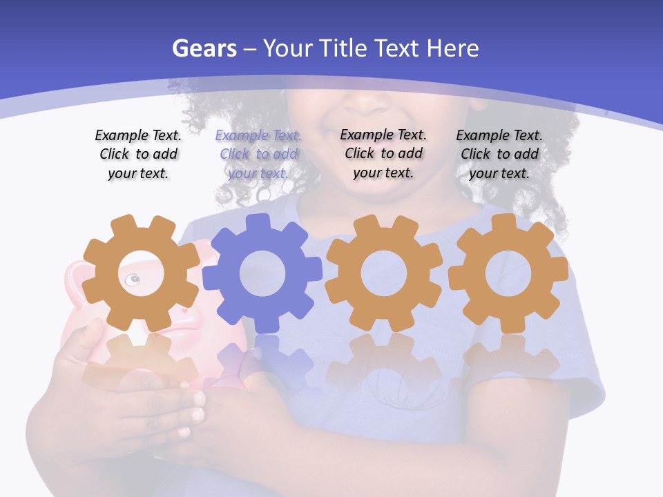 Single Money Female PowerPoint Template