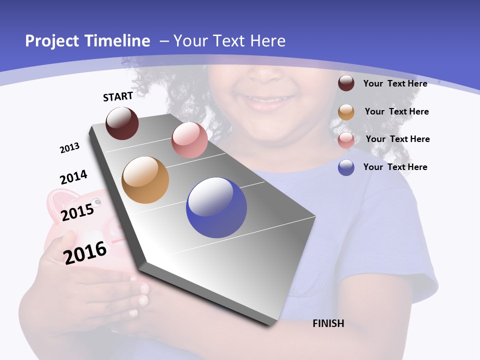 Single Money Female PowerPoint Template