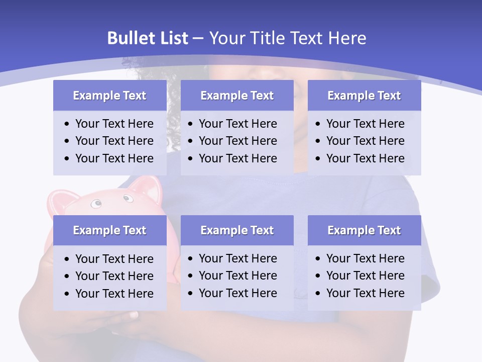 Single Money Female PowerPoint Template