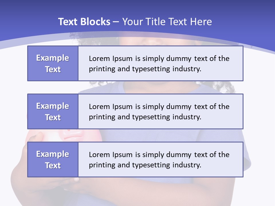Single Money Female PowerPoint Template