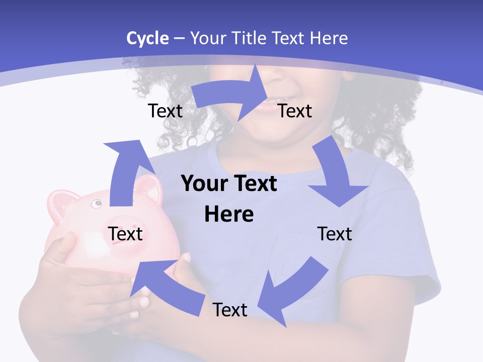 Single Money Female PowerPoint Template