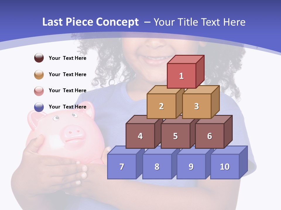 Single Money Female PowerPoint Template