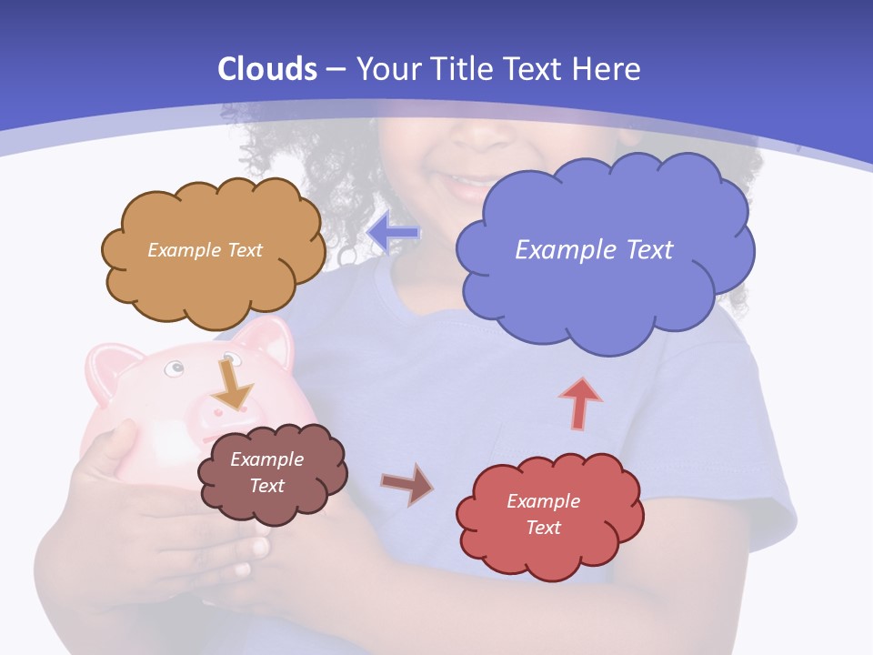 Single Money Female PowerPoint Template