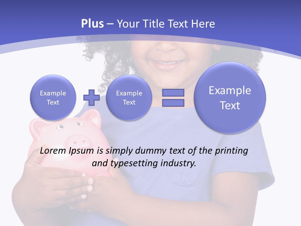 Single Money Female PowerPoint Template