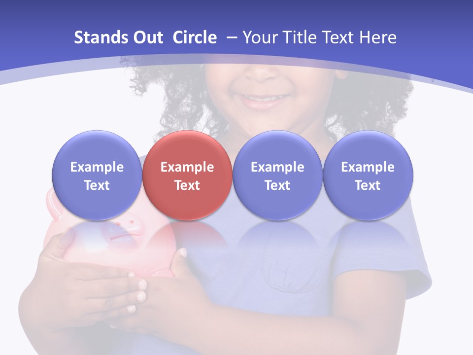 Single Money Female PowerPoint Template