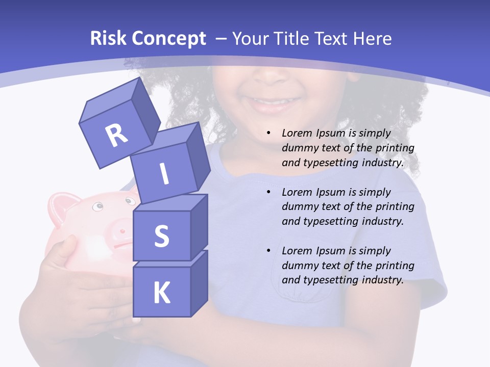 Single Money Female PowerPoint Template