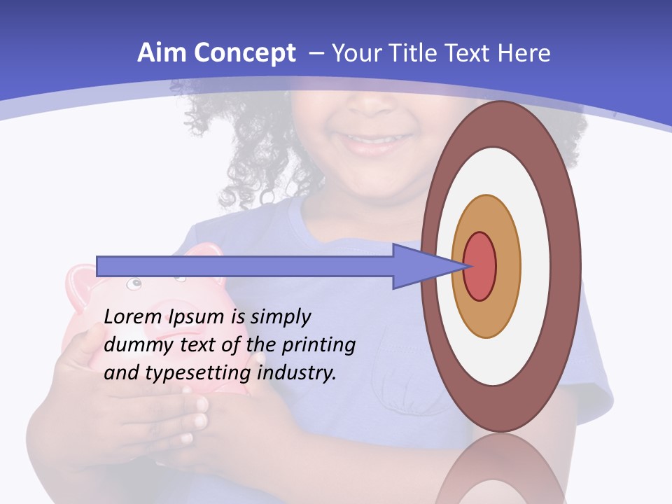 Single Money Female PowerPoint Template