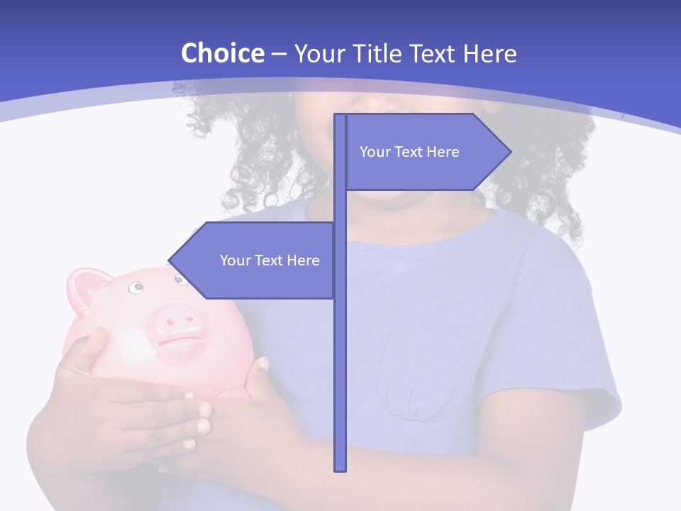 Single Money Female PowerPoint Template