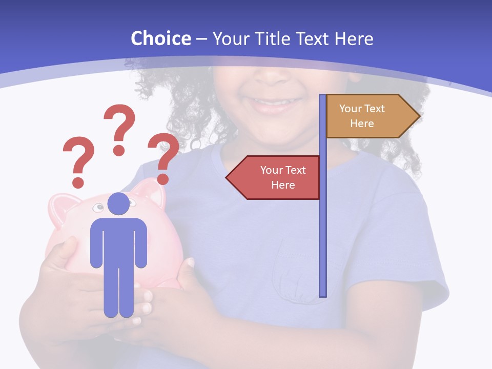 Single Money Female PowerPoint Template