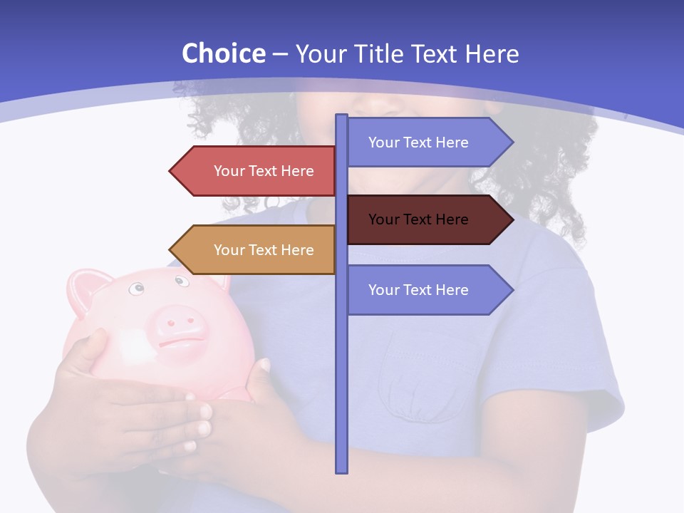 Single Money Female PowerPoint Template