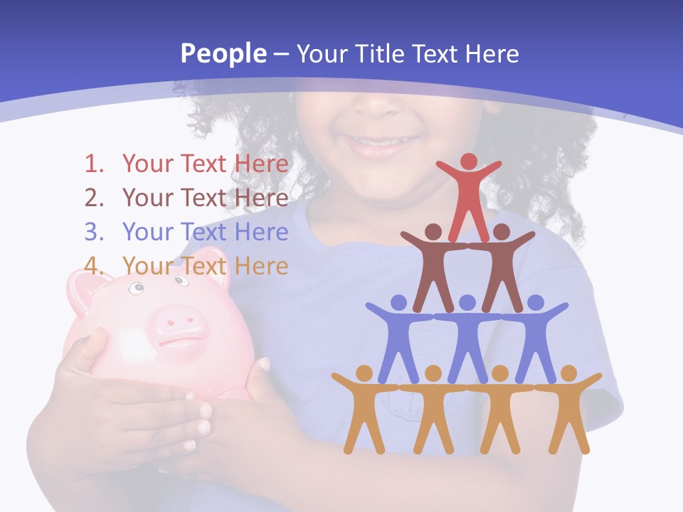 Single Money Female PowerPoint Template