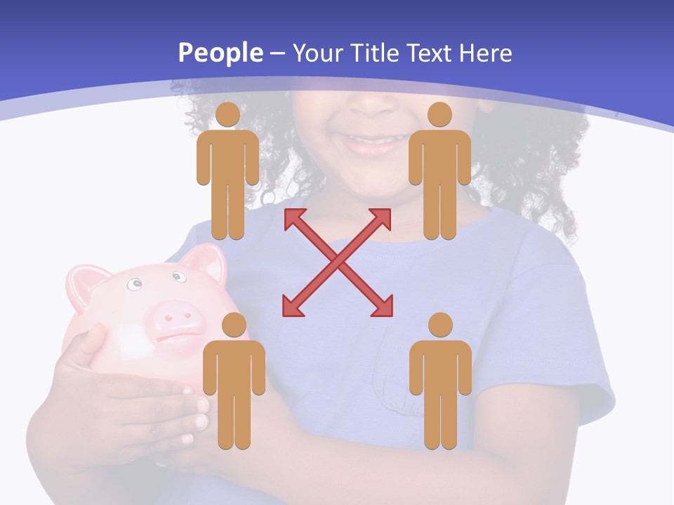 Single Money Female PowerPoint Template