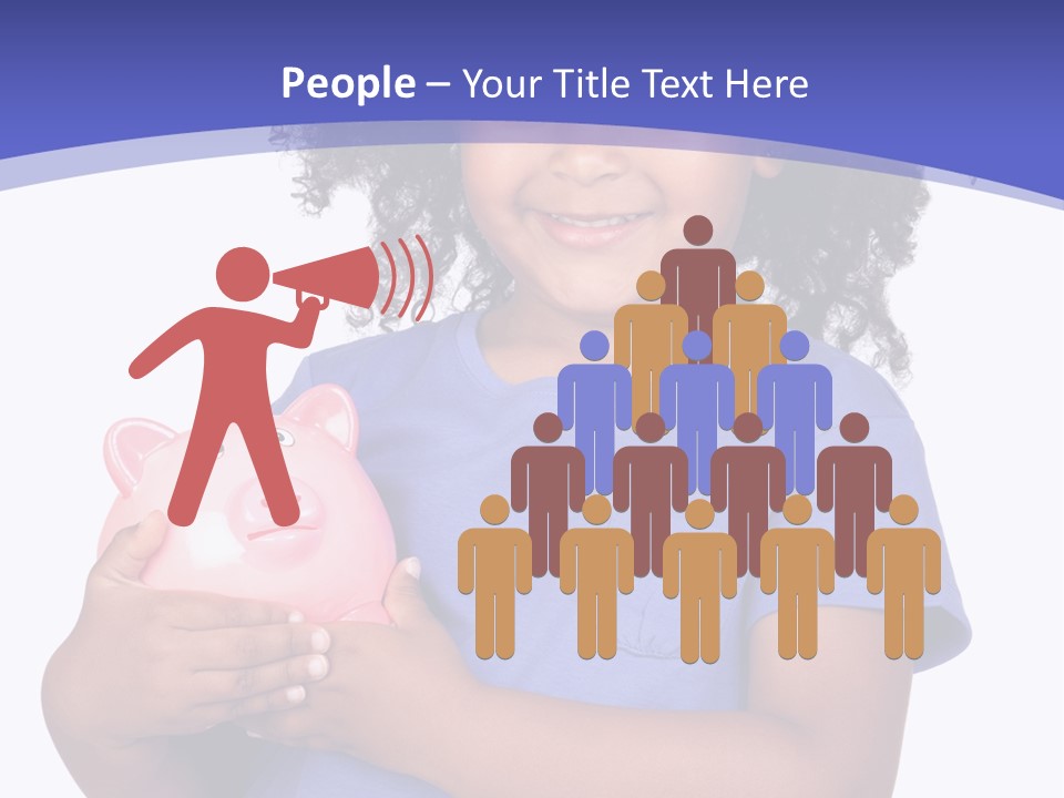 Single Money Female PowerPoint Template