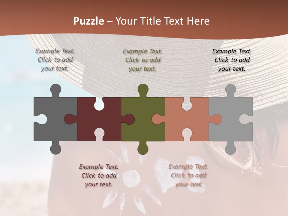 Bathing Close Symbolic PowerPoint Template