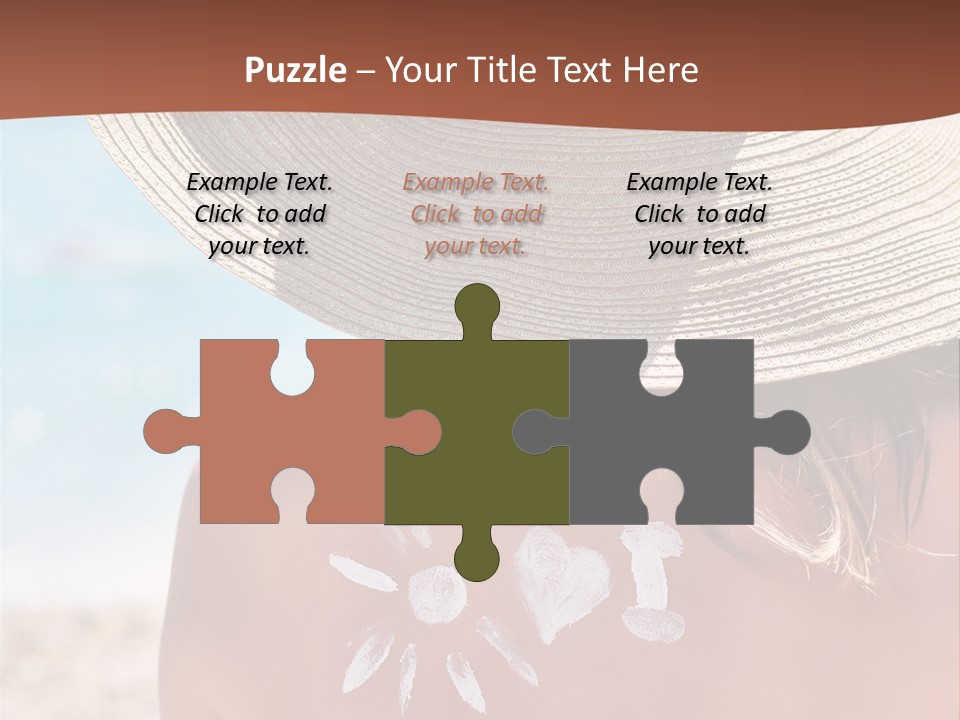 Bathing Close Symbolic PowerPoint Template