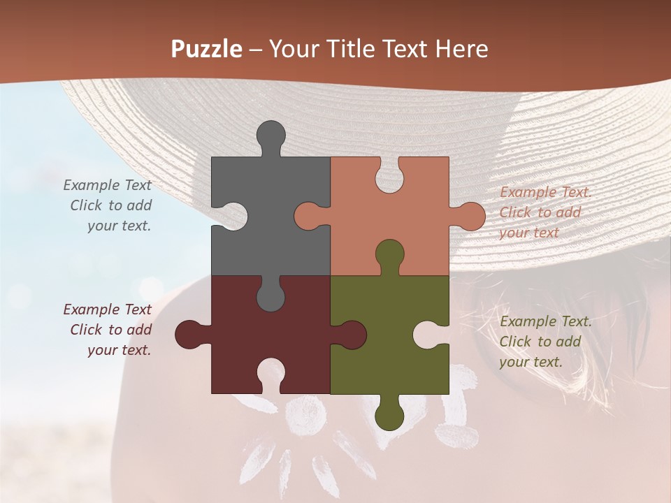 Bathing Close Symbolic PowerPoint Template