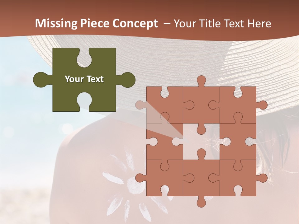 Bathing Close Symbolic PowerPoint Template