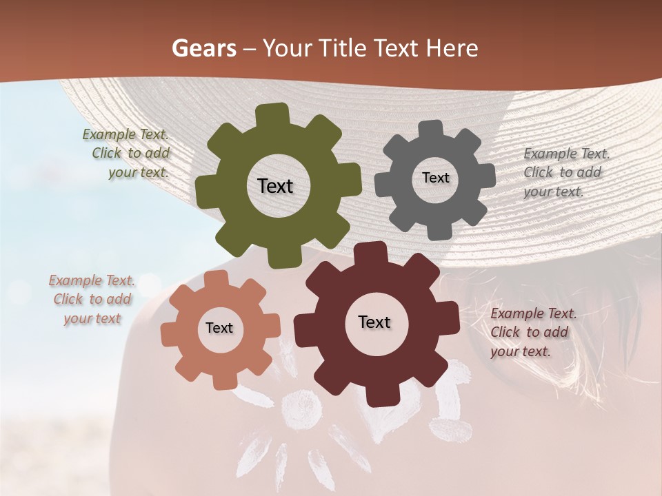 Bathing Close Symbolic PowerPoint Template