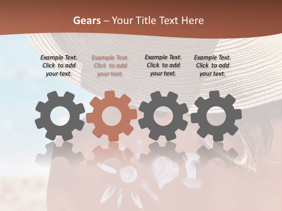 Bathing Close Symbolic PowerPoint Template