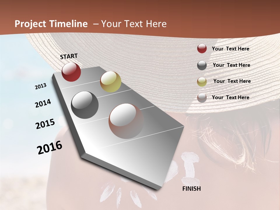Bathing Close Symbolic PowerPoint Template