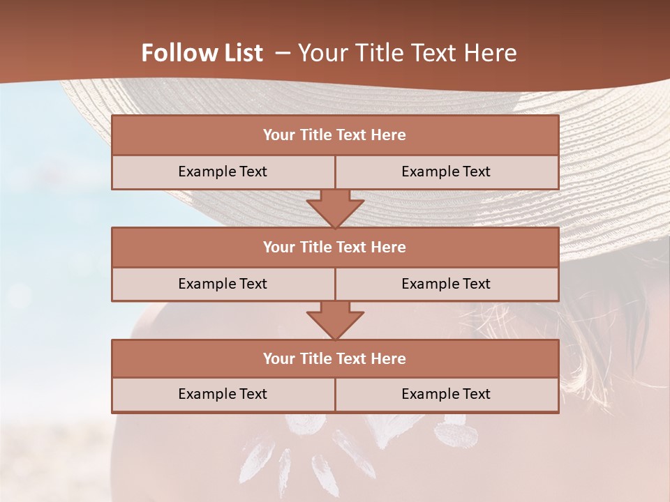 Bathing Close Symbolic PowerPoint Template