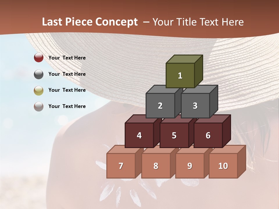 Bathing Close Symbolic PowerPoint Template