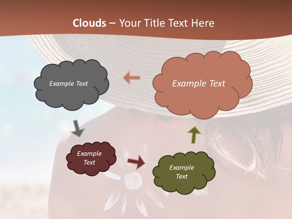 Bathing Close Symbolic PowerPoint Template