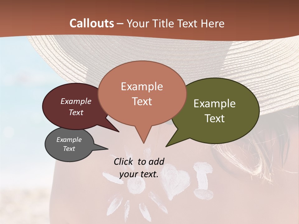 Bathing Close Symbolic PowerPoint Template