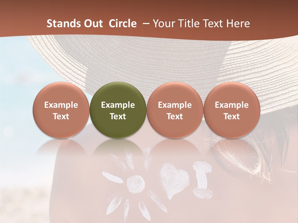 Bathing Close Symbolic PowerPoint Template